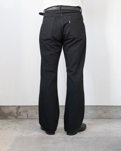 DENIM FLARE TROUSERS