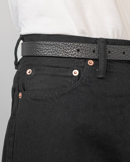 DENIM FLARE TROUSERS