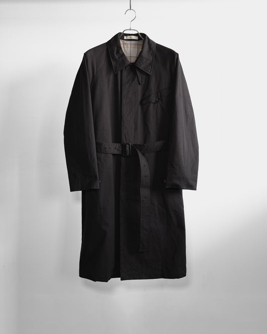 DOUBLE FACE COTTON BELTED COAT