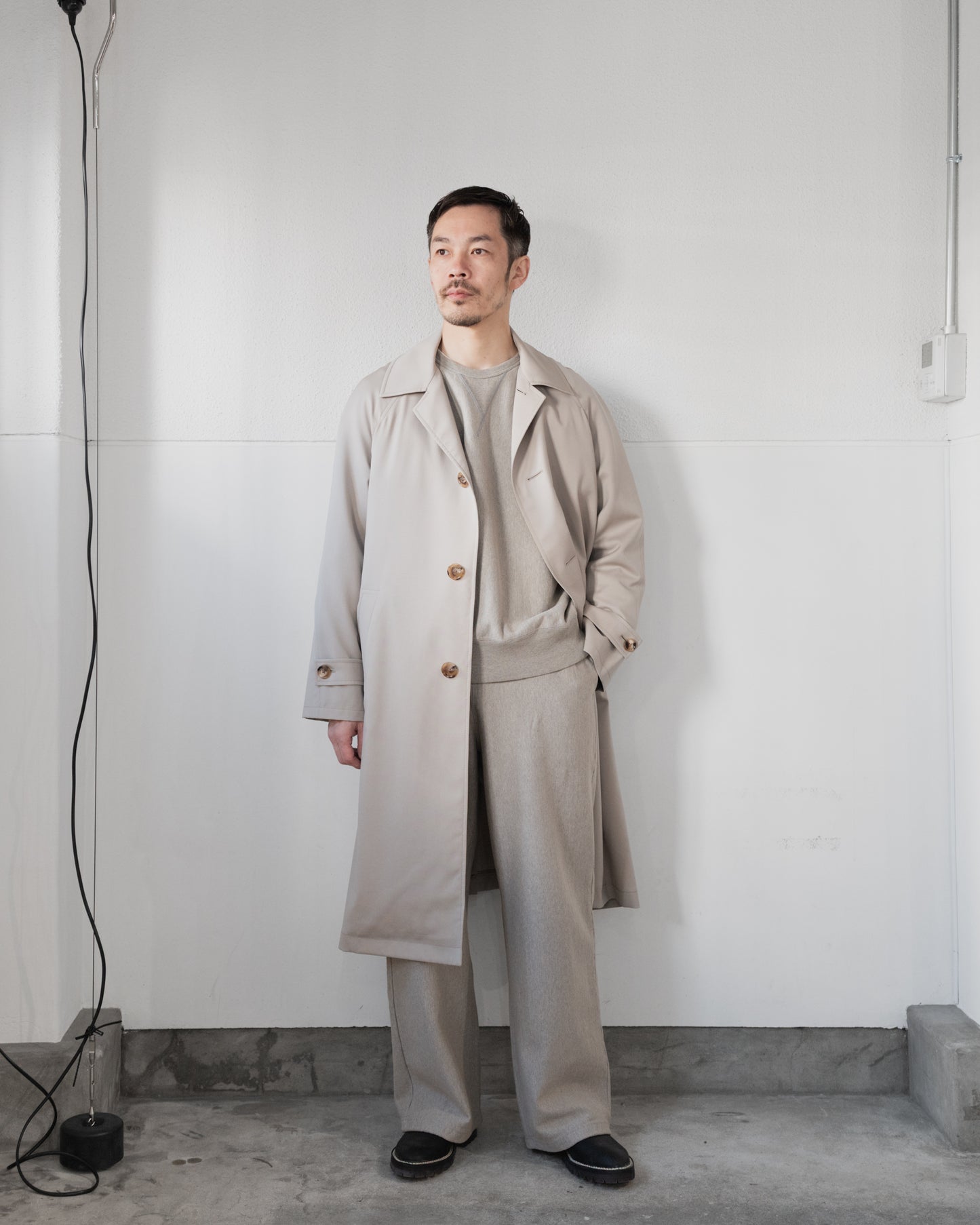 WOOL BALMACAN COAT