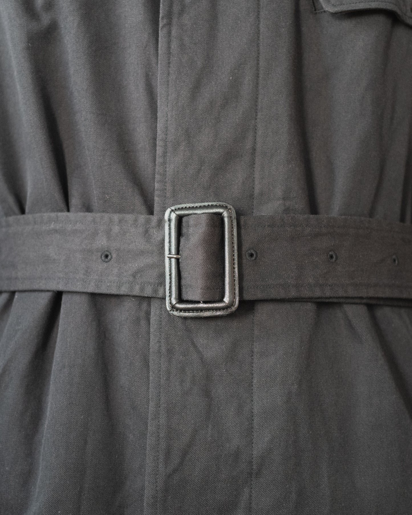 DOUBLE FACE COTTON BELTED COAT