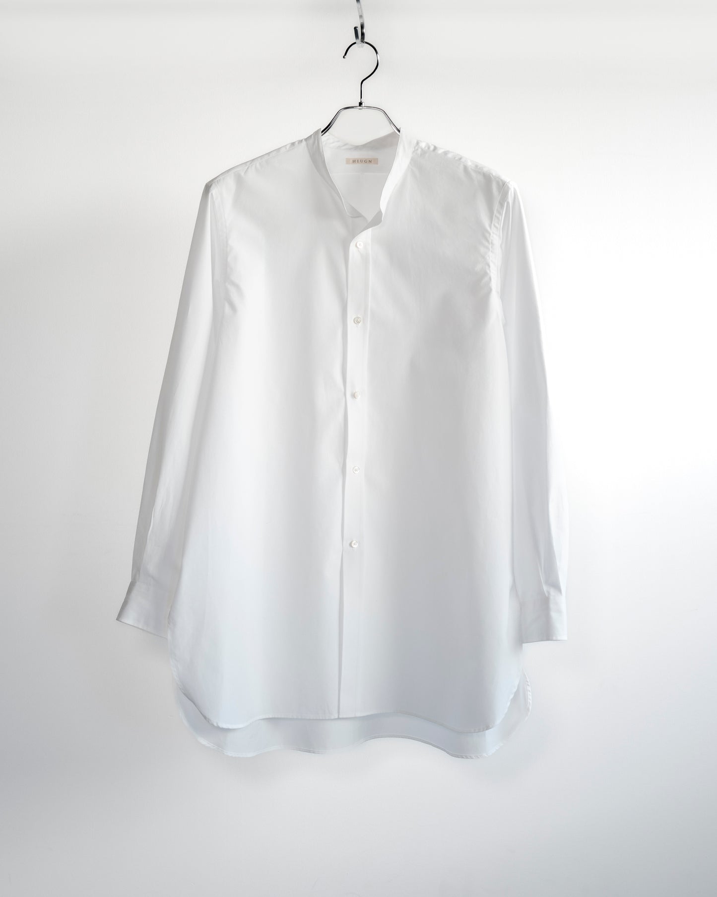ROB BAND COLLAR COTTON SHIRT