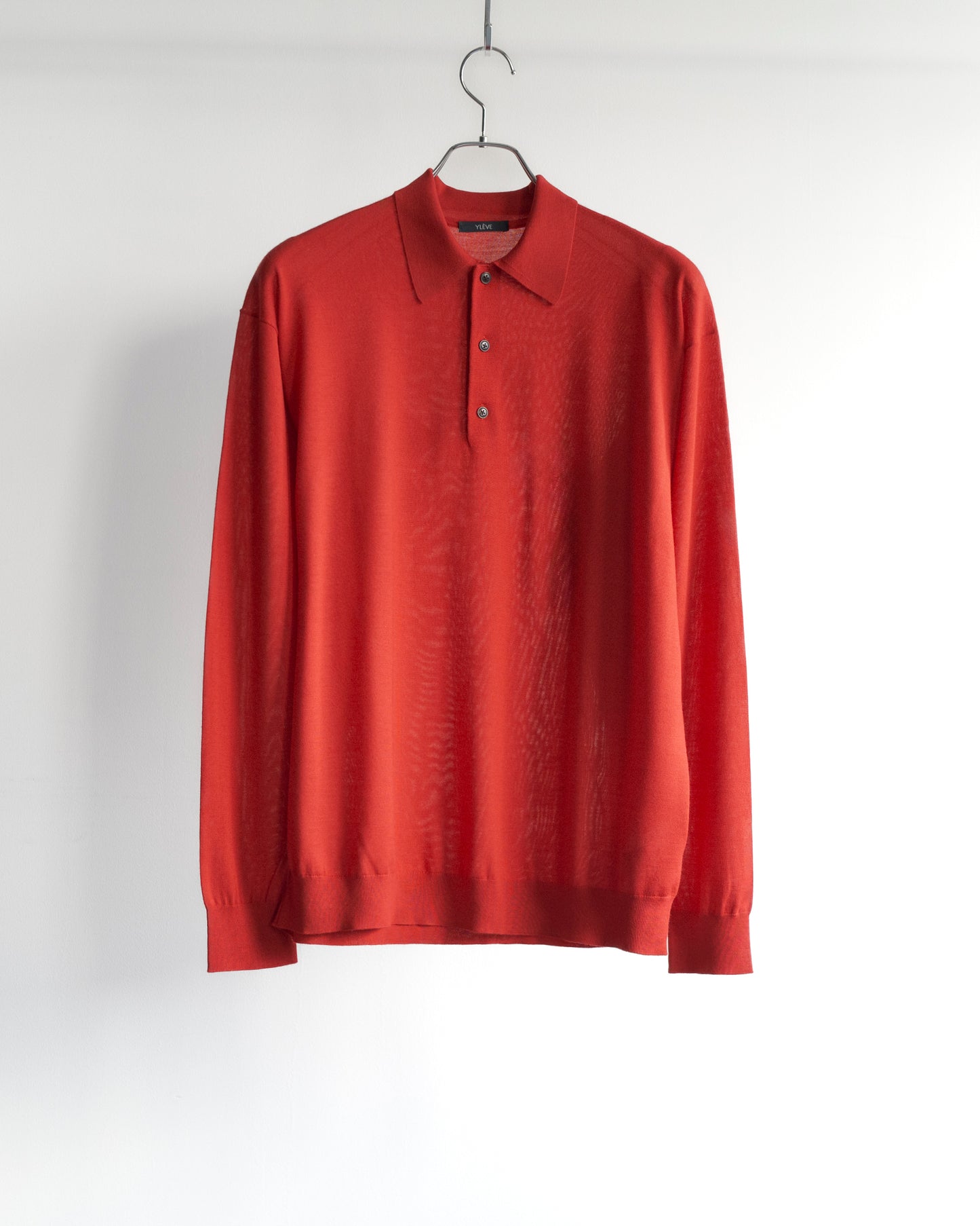 WOOL SILK CASHMERE KNIT POLO