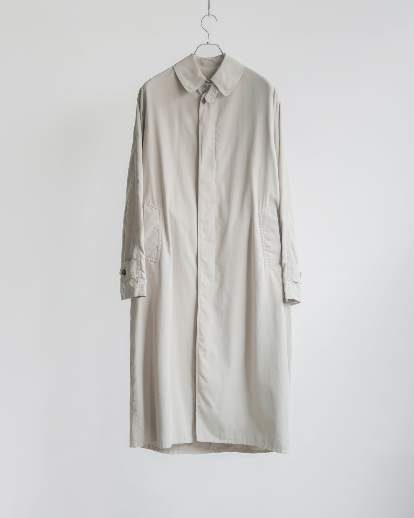 PEACHED COTTON TRENCH COAT