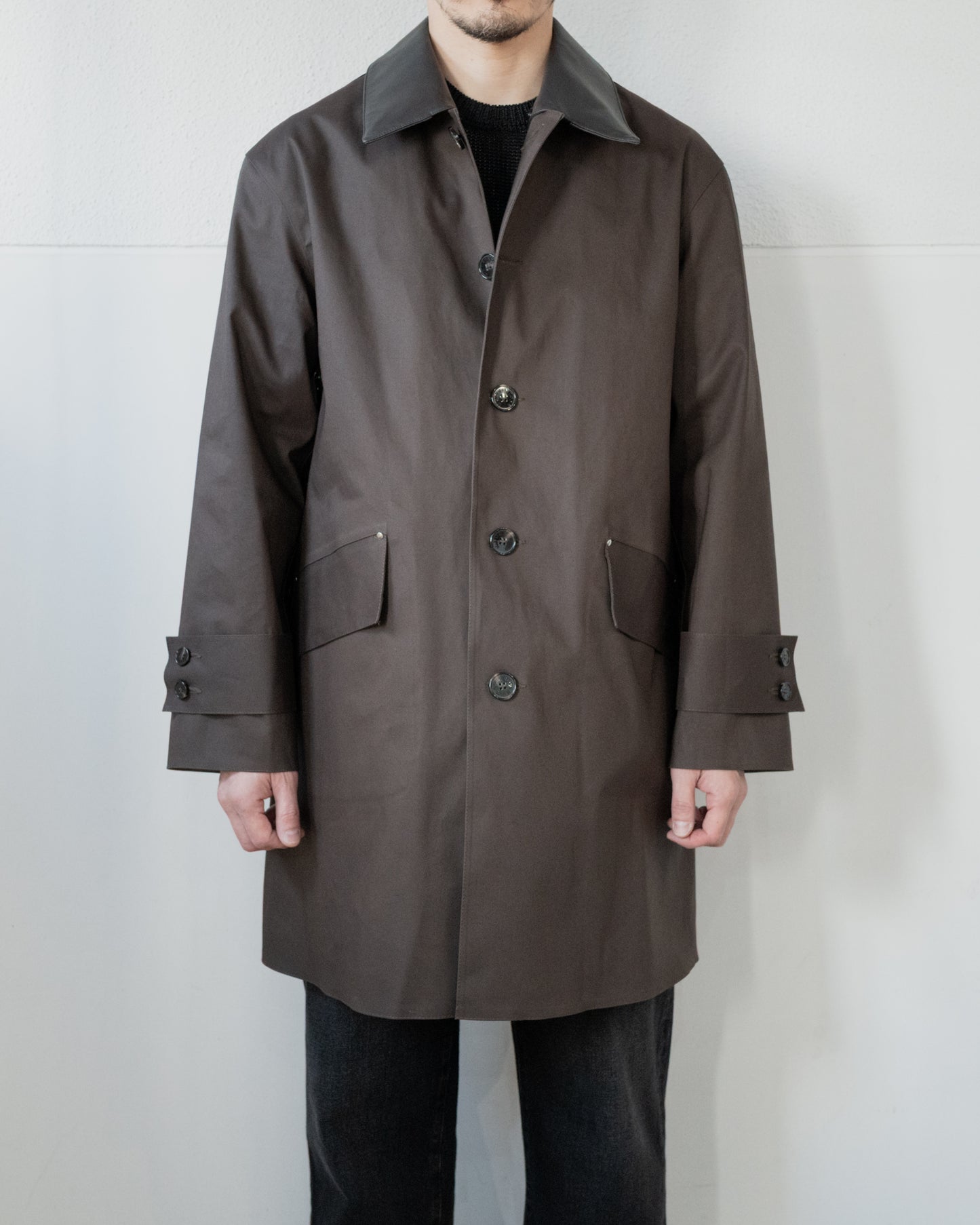 HUMBIE SL RUBBERIZED COTTON COAT