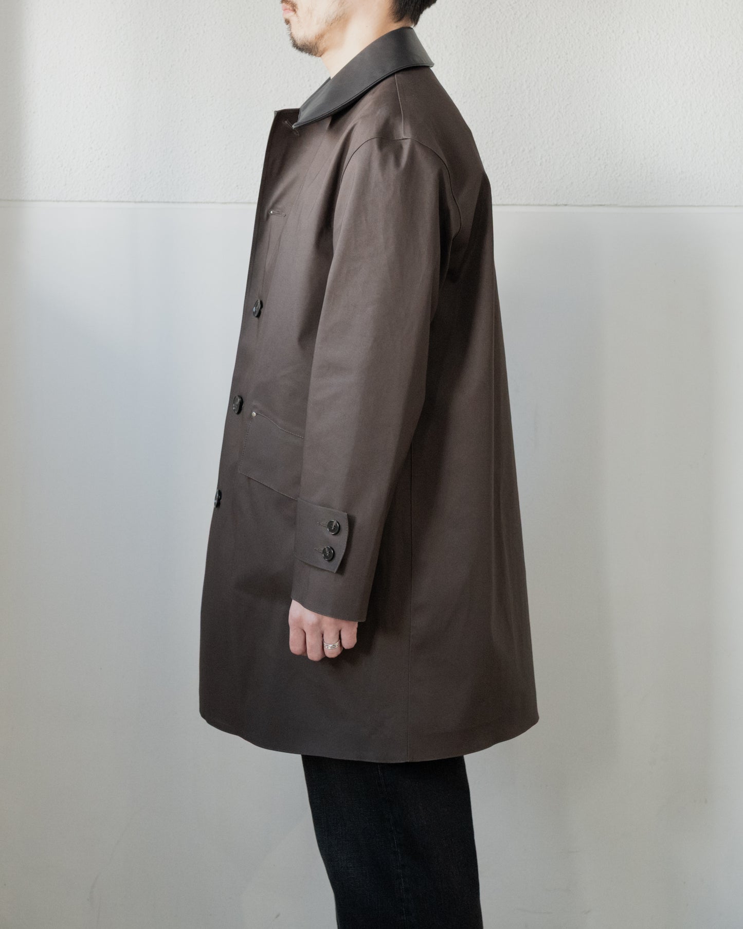 HUMBIE SL RUBBERIZED COTTON COAT