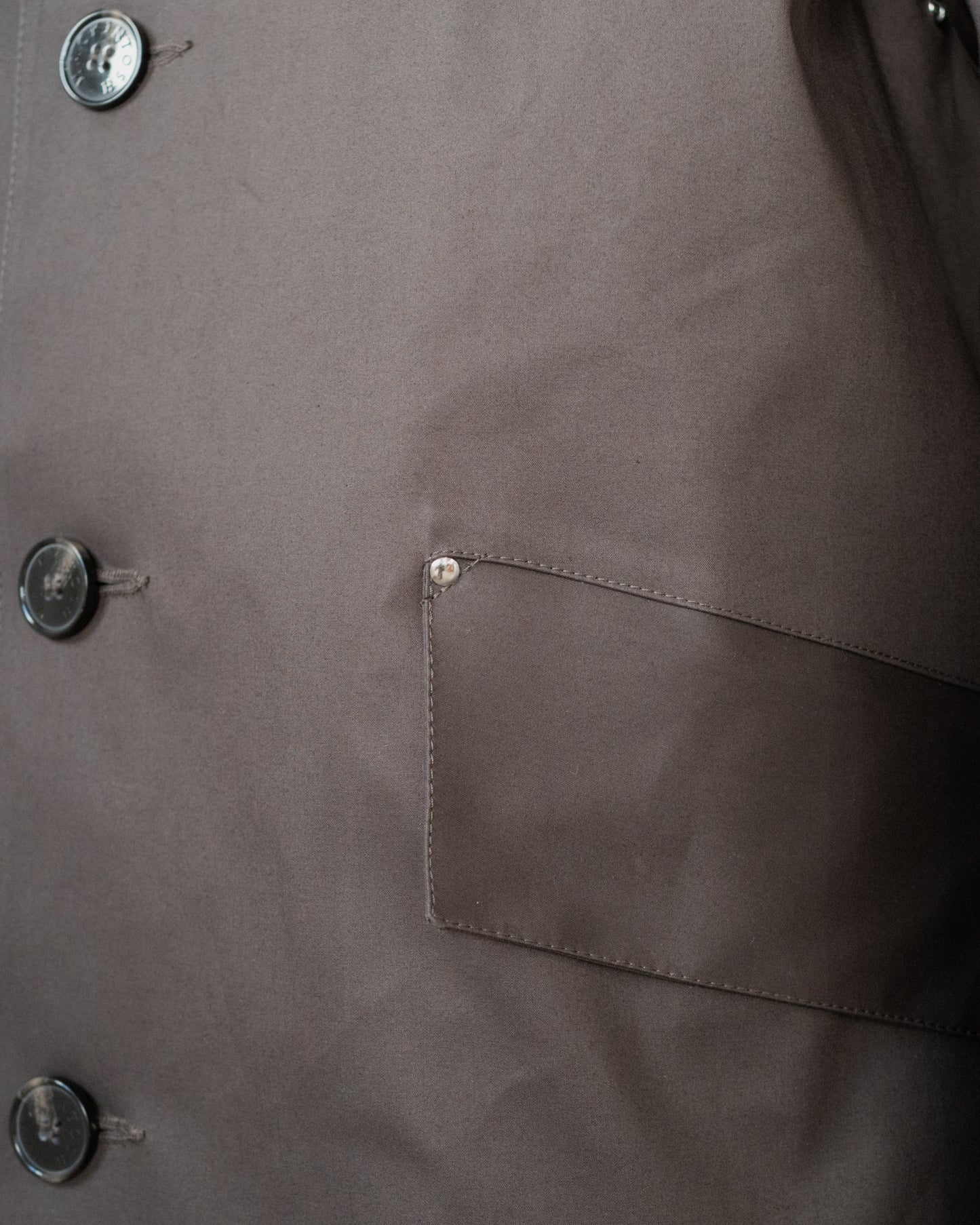 HUMBIE SL RUBBERIZED COTTON COAT