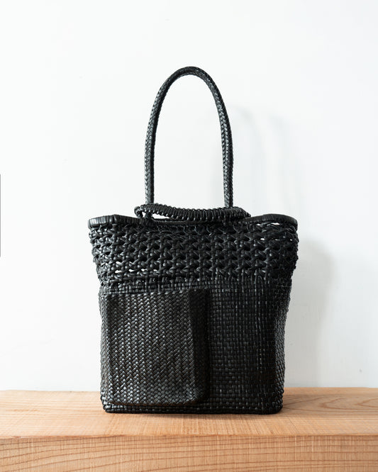 PAZAR BOOK TOTE WOVEN WIENER GEFLECHT