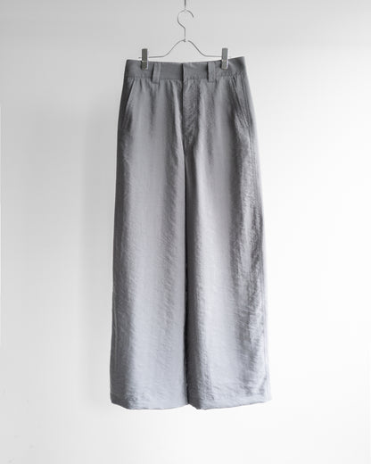 STRAIGHT TAILORED PANTS IN DRY SILK