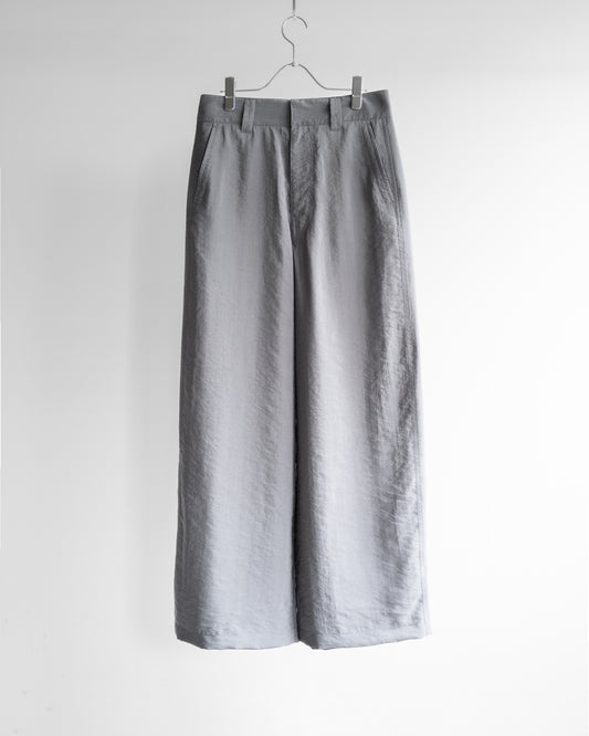 STRAIGHT TAILORED PANTS IN DRY SILK