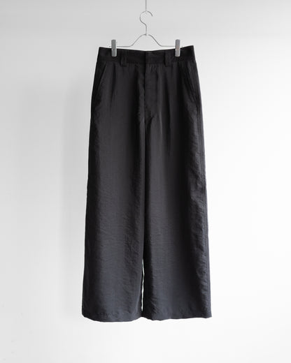 STRAIGHT TAILORED PANTS IN DRY SILK