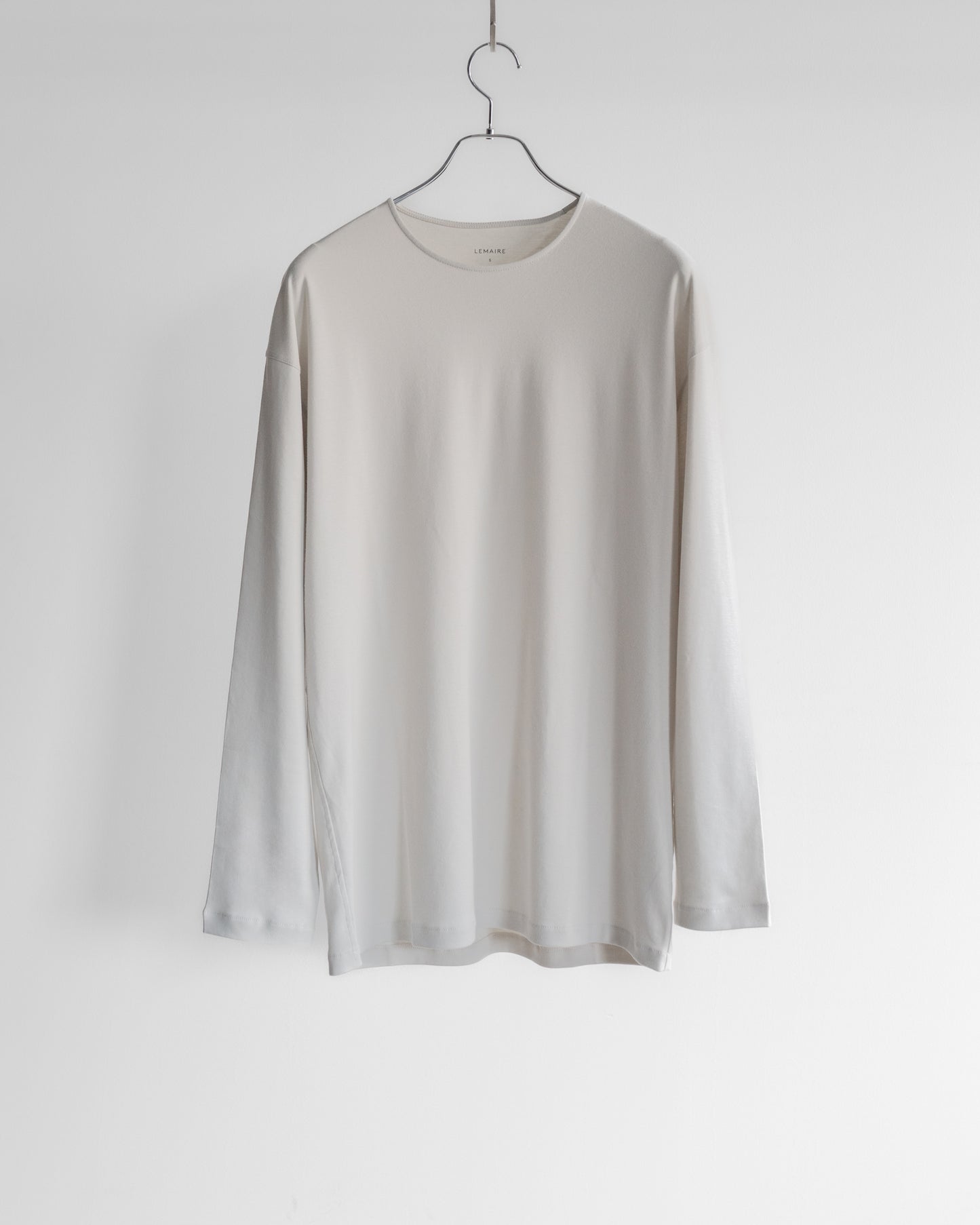 LONG SLEEVED T-SHIRT IN COTTON SILK