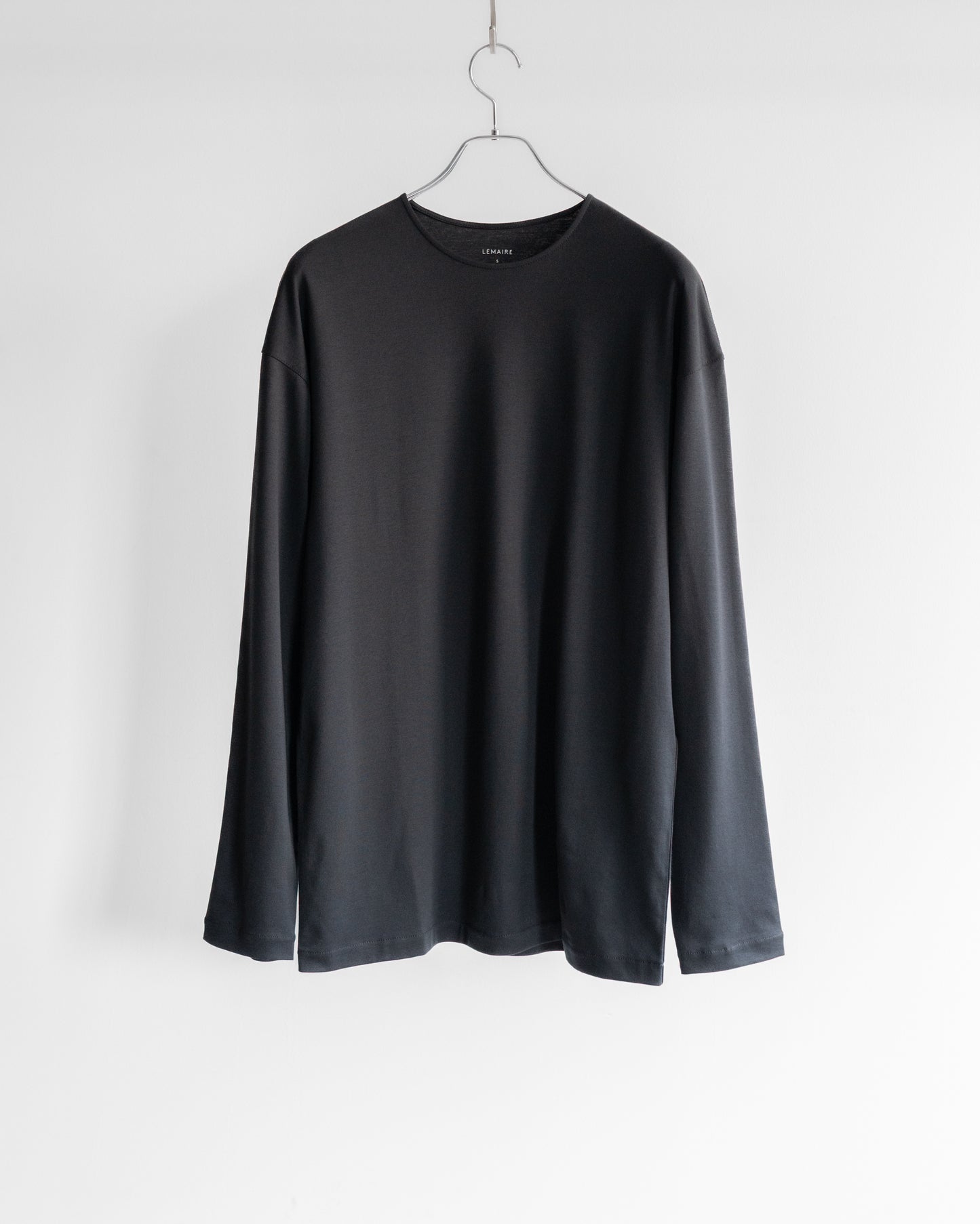 LONG SLEEVED T-SHIRT IN COTTON SILK