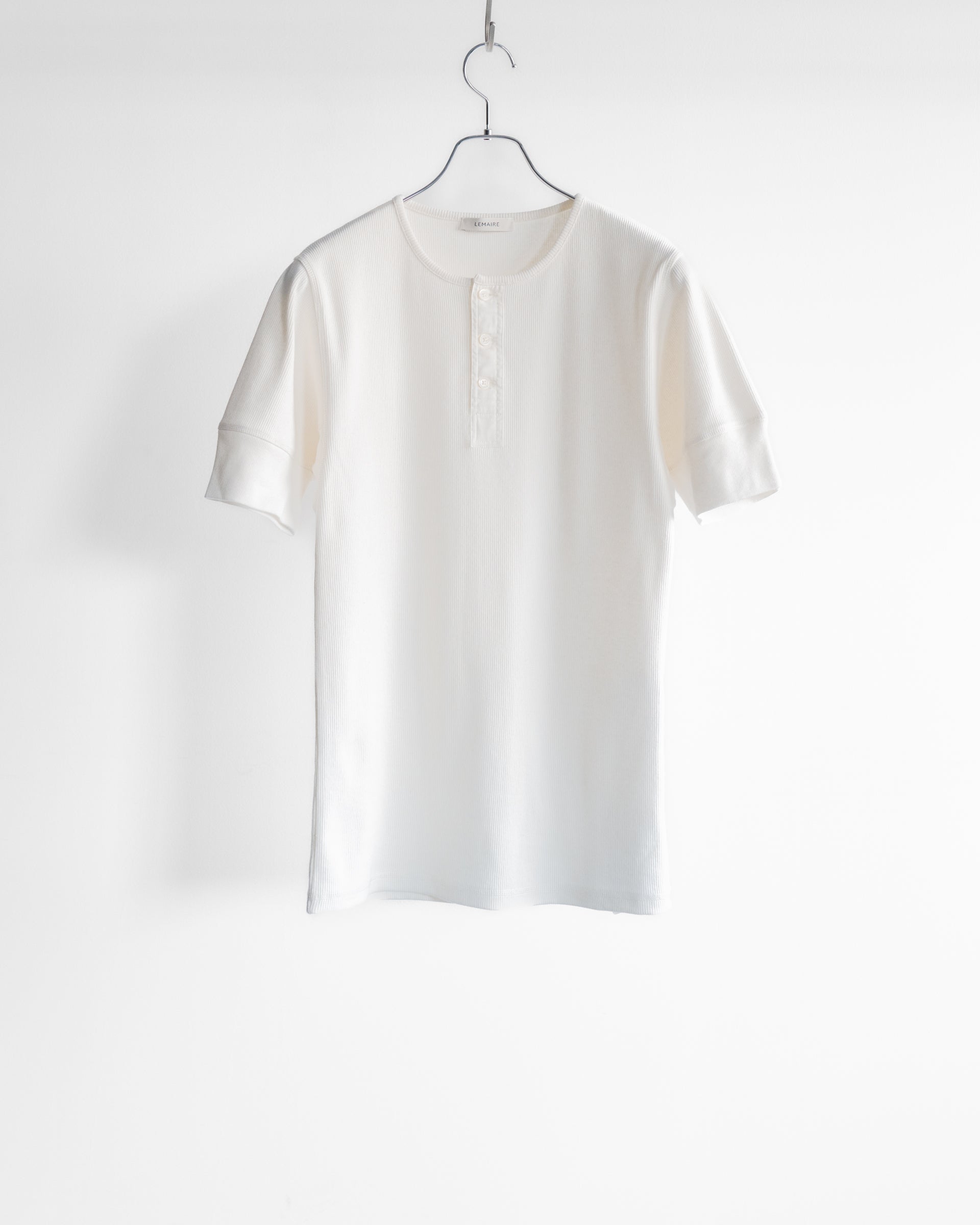 RIB HENLEY TOP IN JERSEY – STORE N