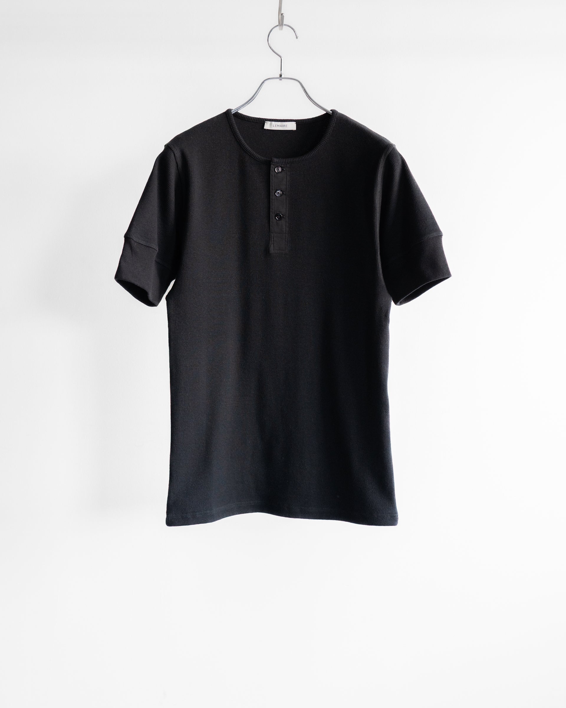 RIB HENLEY TOP IN JERSEY – STORE N