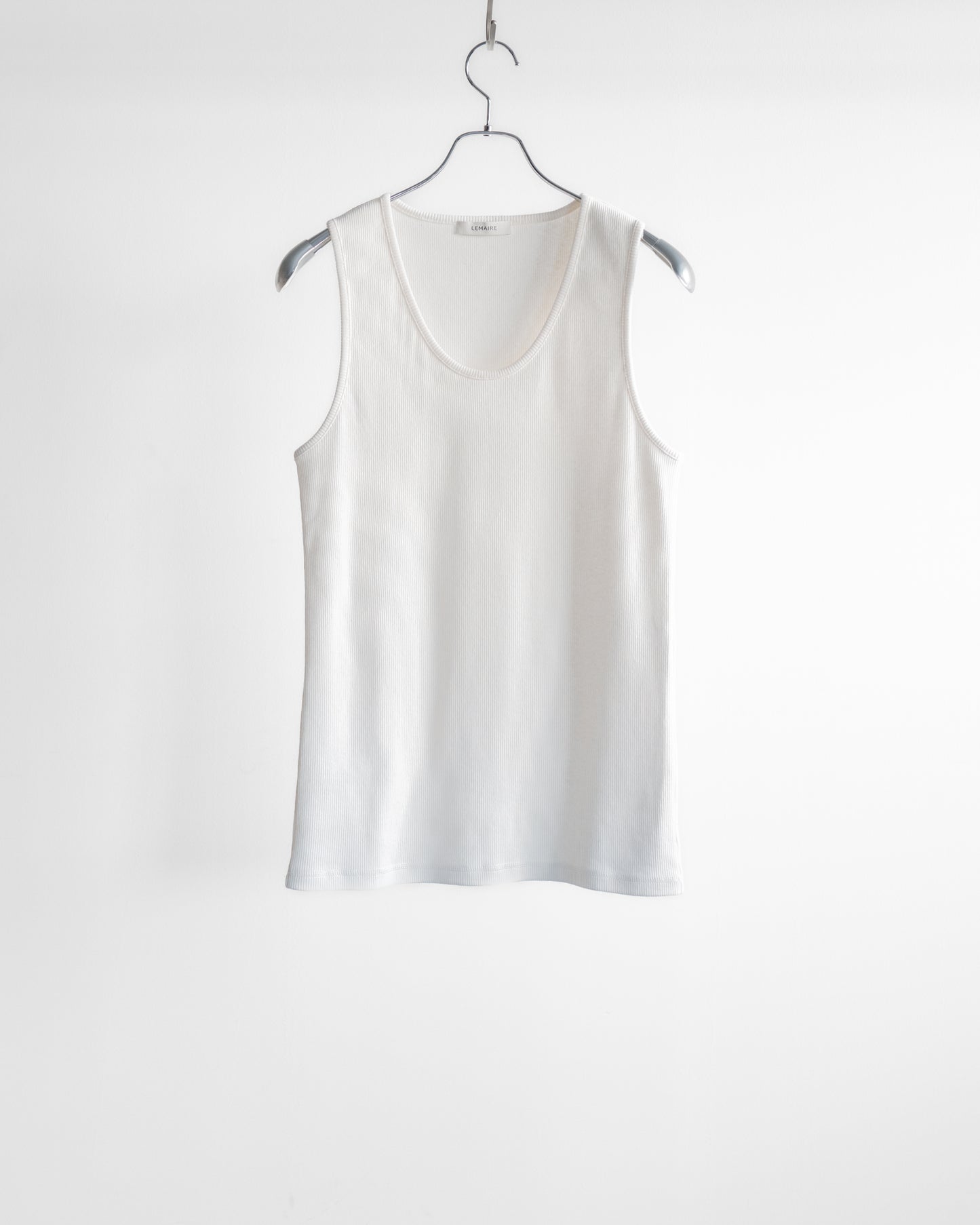 RIB TANK TOP IN JERSEY