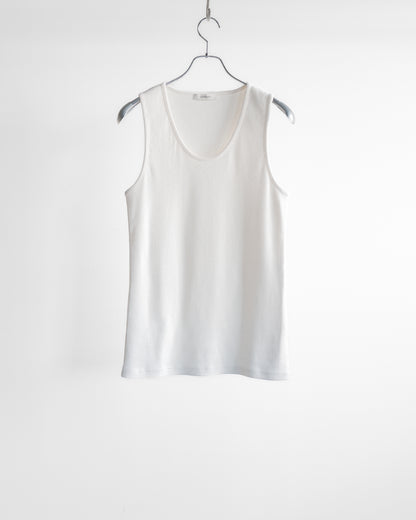 RIB TANK TOP IN JERSEY