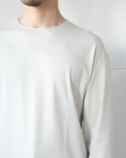 LONG SLEEVED T-SHIRT IN COTTON SILK