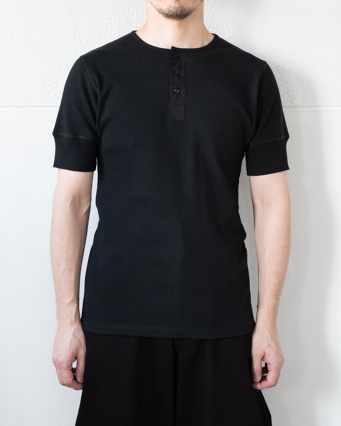 RIB HENLEY TOP IN JERSEY