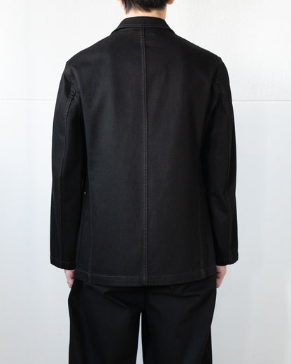 SINGLE BREASTED TAILORED JACKET IN DENIM