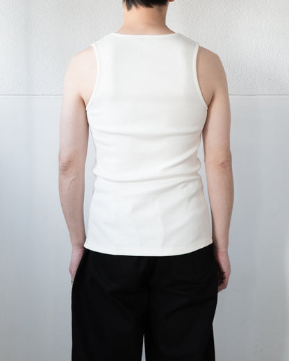 RIB TANK TOP IN JERSEY