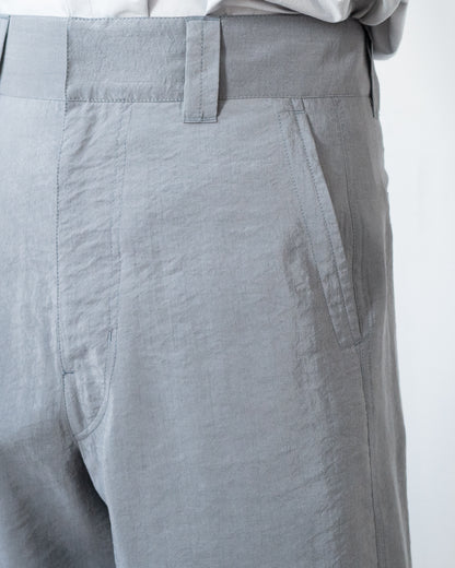 STRAIGHT TAILORED PANTS IN DRY SILK