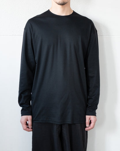 LONG SLEEVED T-SHIRT IN COTTON SILK