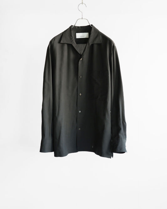 LONG SLEEVE CAMP SHIRT IN SILK