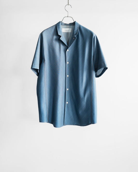 DENIM SHORT SLEEVE SHIRT JACKET