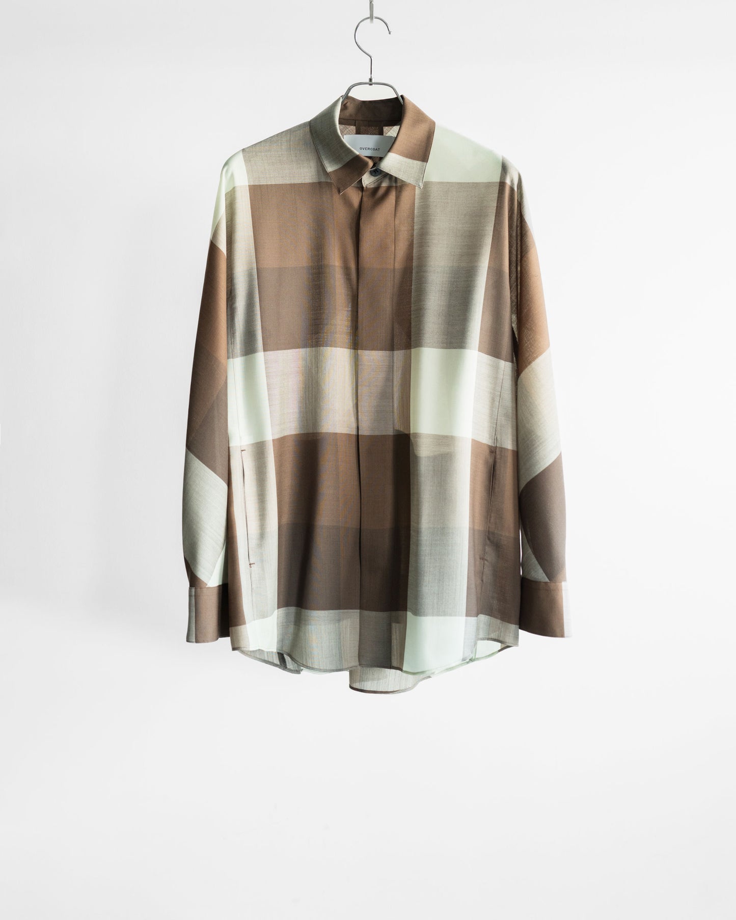 DOLMAN SLEEVE LIGHT WOOL SHIRT