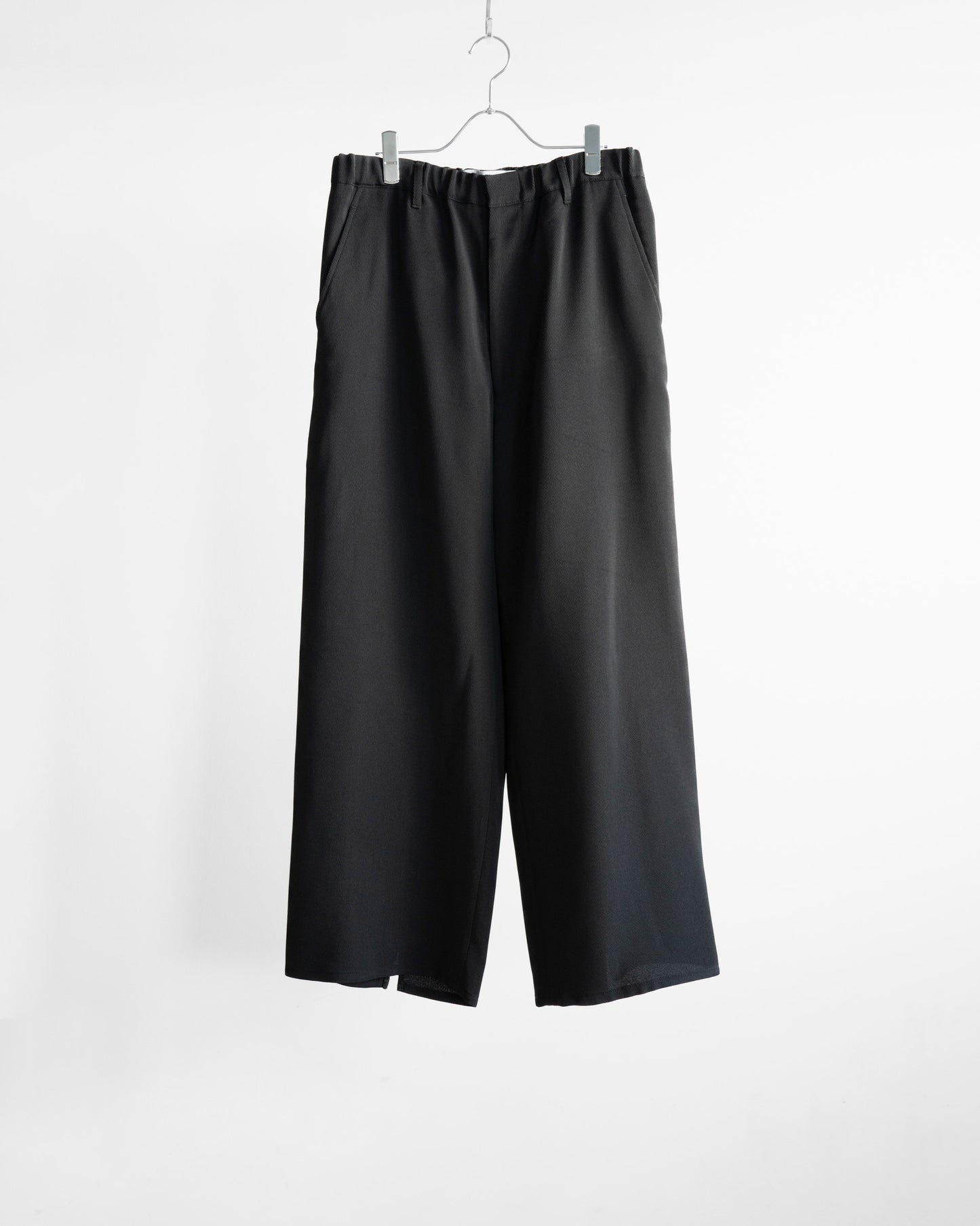 WIDE LEG TROUSERS IN RAYON TRICOTINE