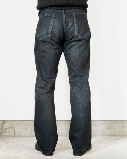 DENIM FLARE TROUSERS (VINTAGE WASH)