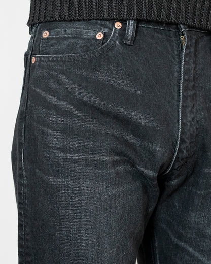 DENIM FLARE TROUSERS (VINTAGE WASH)