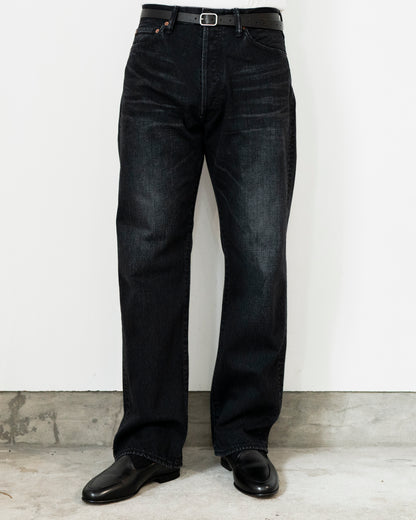 DENIM STRAIGHT TROUSERS (VINTAGE WASH)