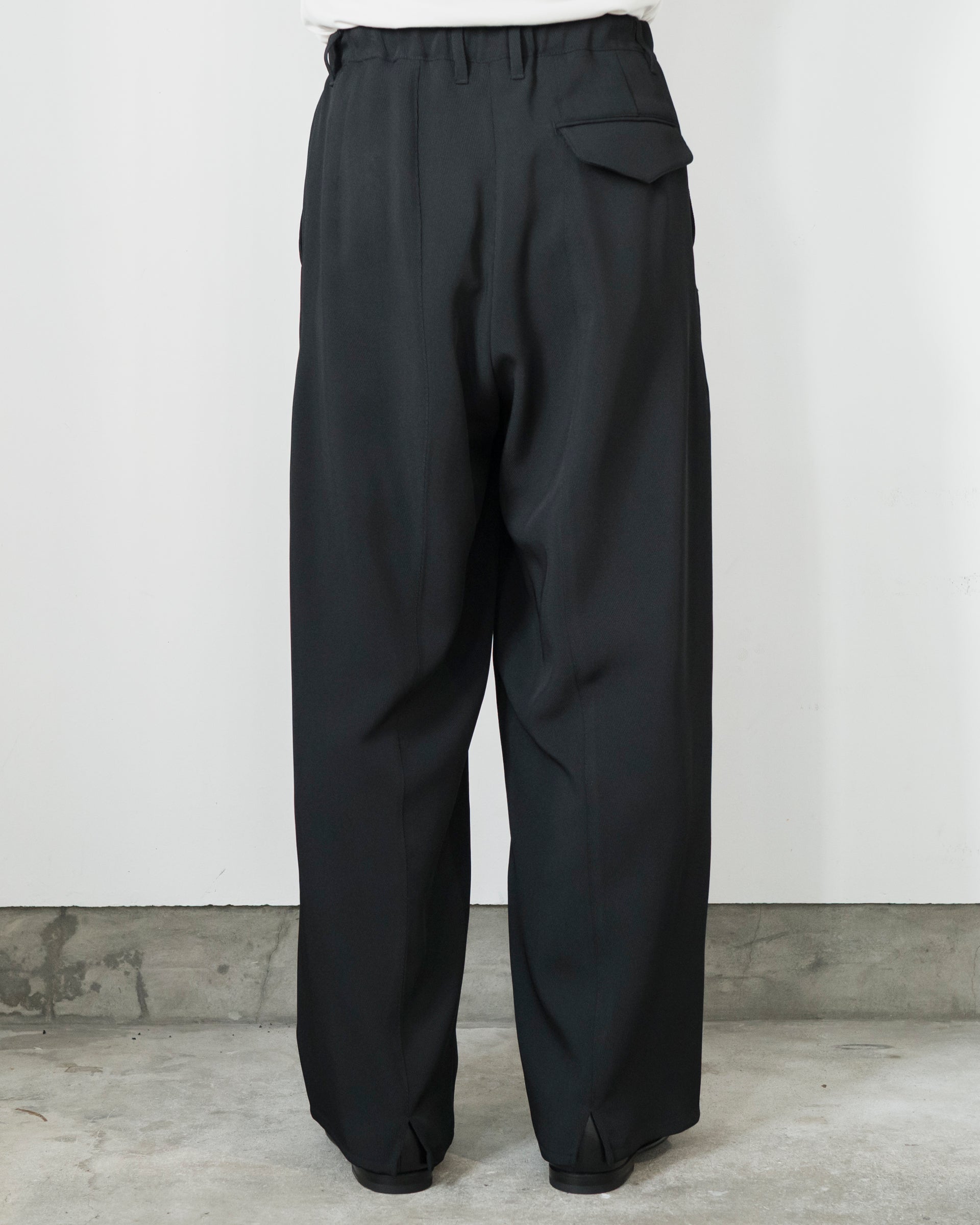 WIDE LEG TROUSER IN RAYON TRICOTINE – STORE N