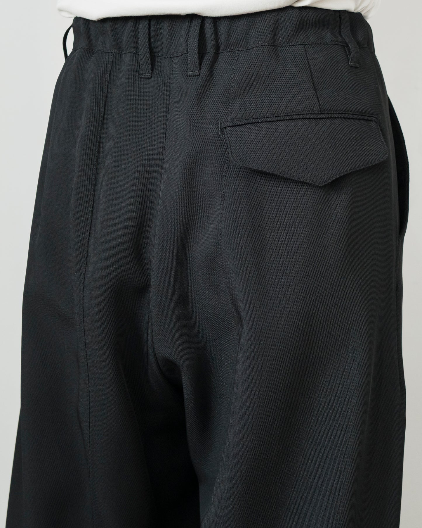 WIDE LEG TROUSERS IN RAYON TRICOTINE
