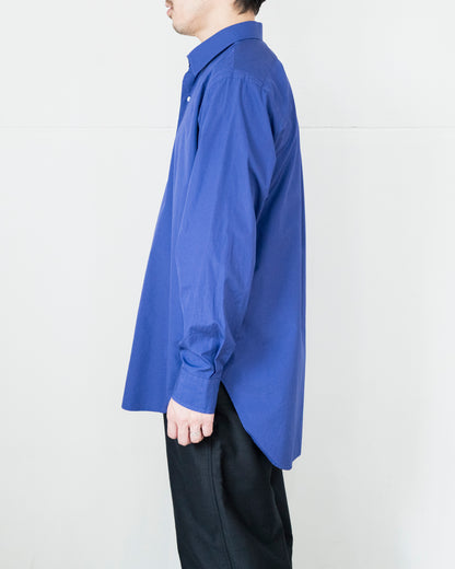ALAN PURPLE BLUE OVER DYE COTTON SHIRT