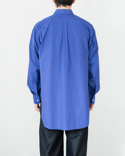 ALAN PURPLE BLUE OVER DYE COTTON SHIRT