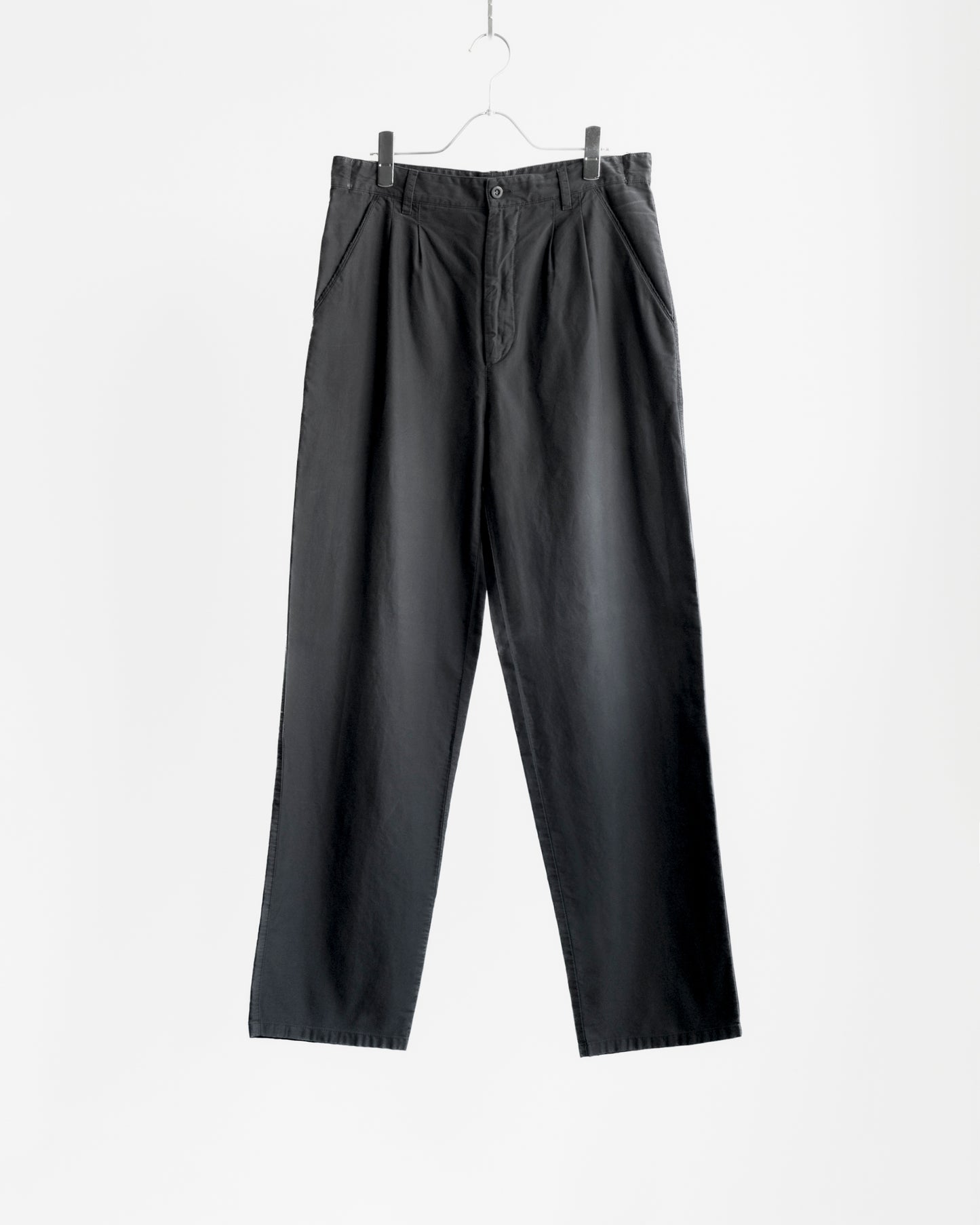 LIGHT COTTON SATIN TROUSERS