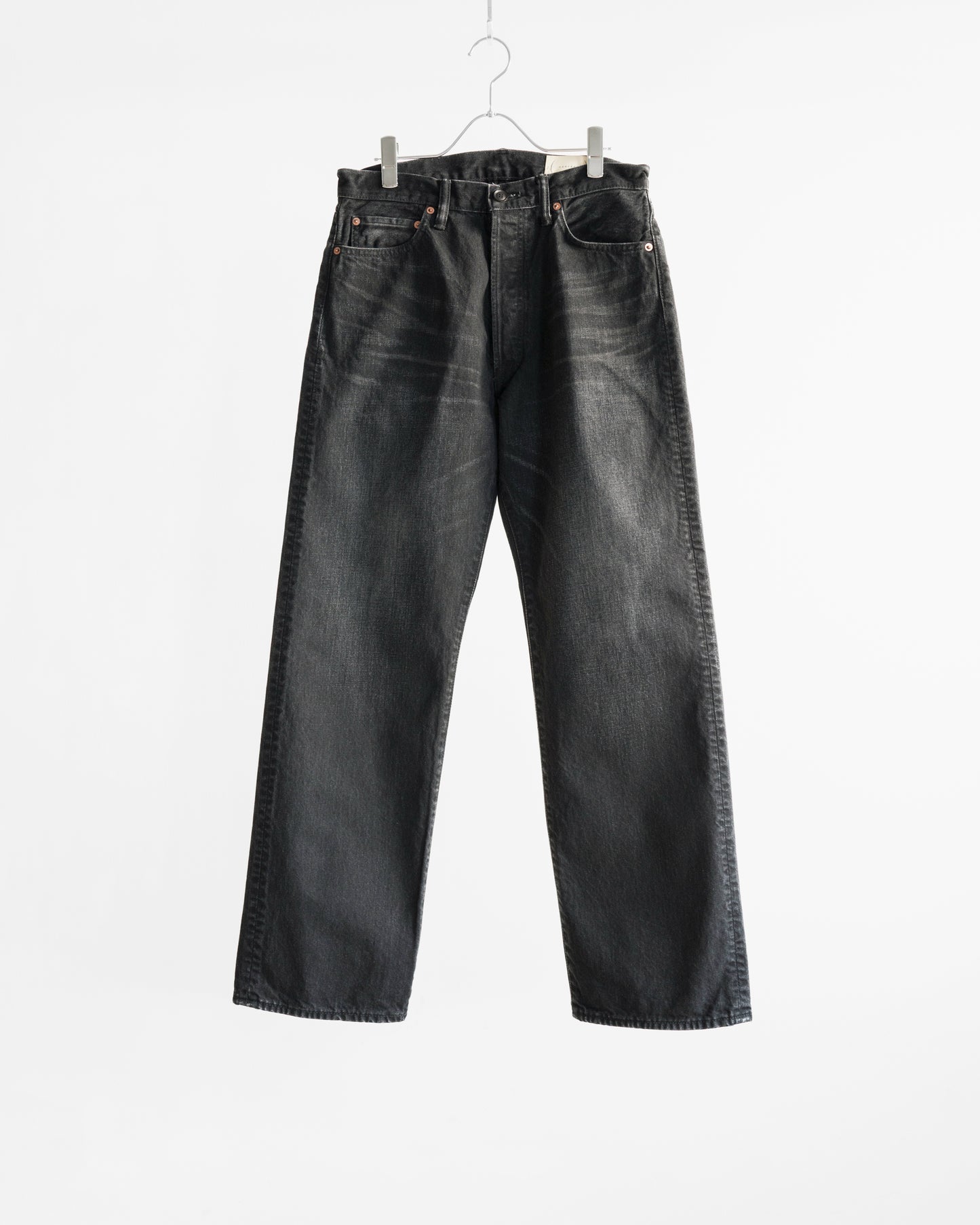 DENIM STRAIGHT TROUSERS (VINTAGE WASH)