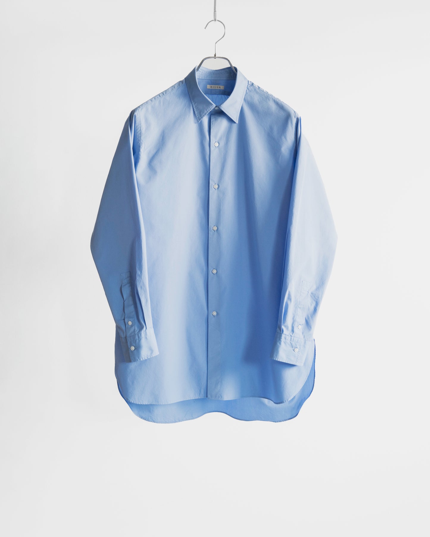 JAMES LIGHT BLUE OVER DYE COTTON SHIRT