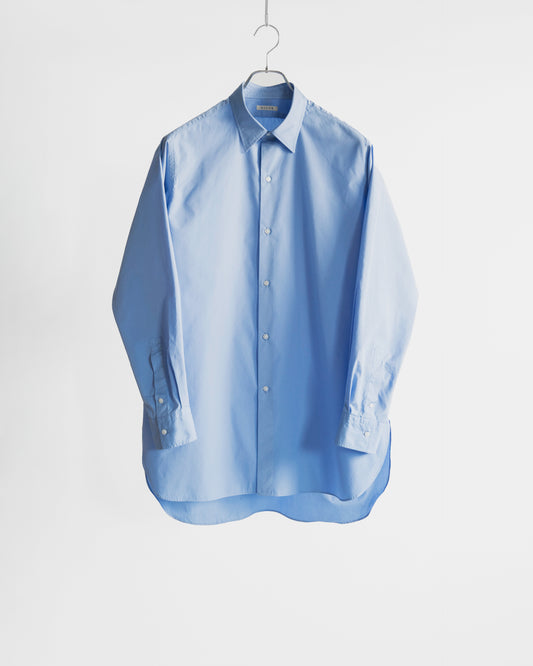JAMES LIGHT BLUE OVER DYE COTTON SHIRT