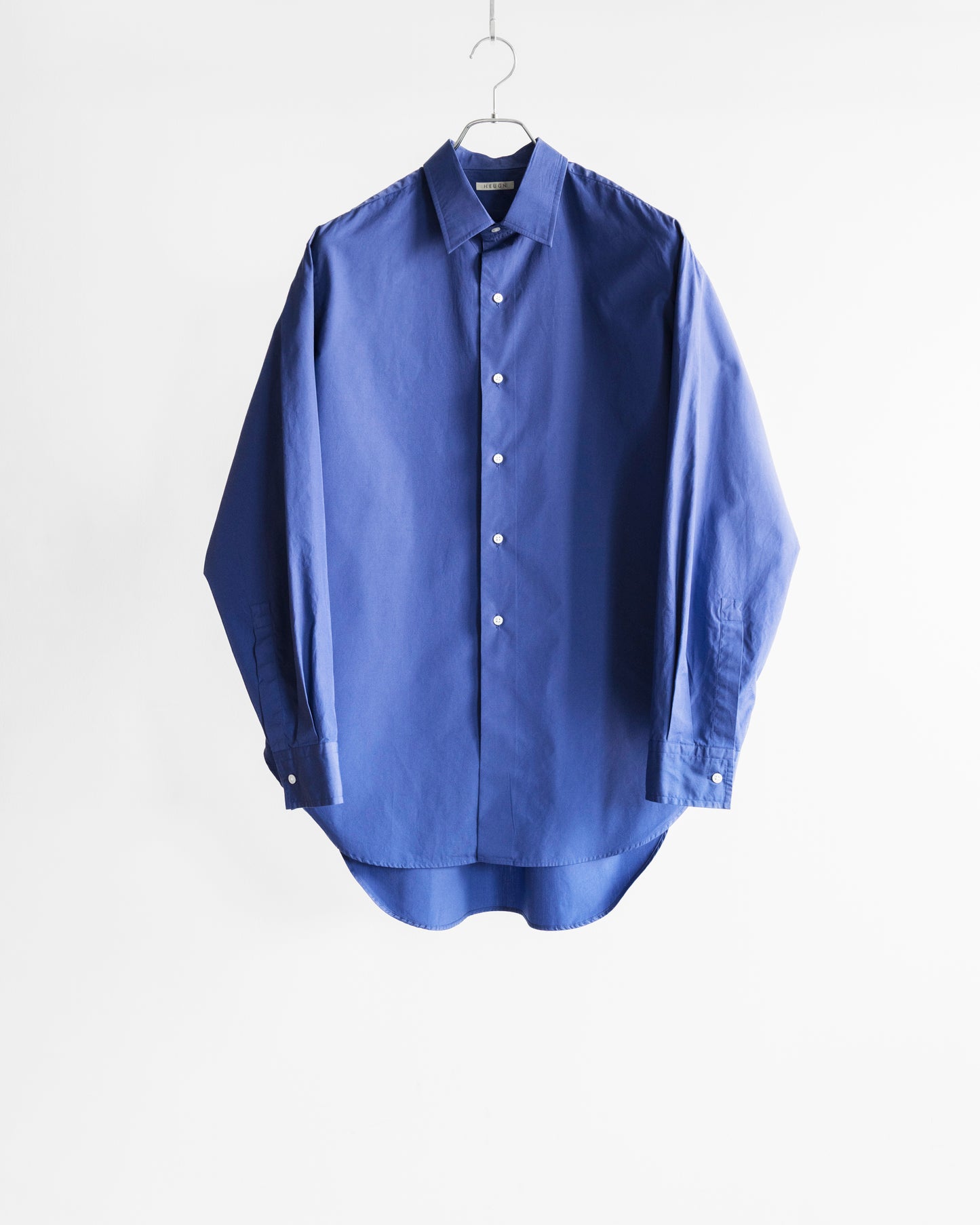 ALAN PURPLE BLUE OVER DYE COTTON SHIRT