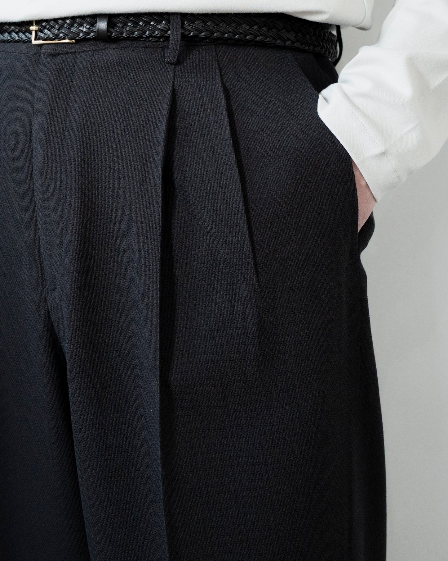 TRAVEL PANTS / SUMMER HERRINGBONE