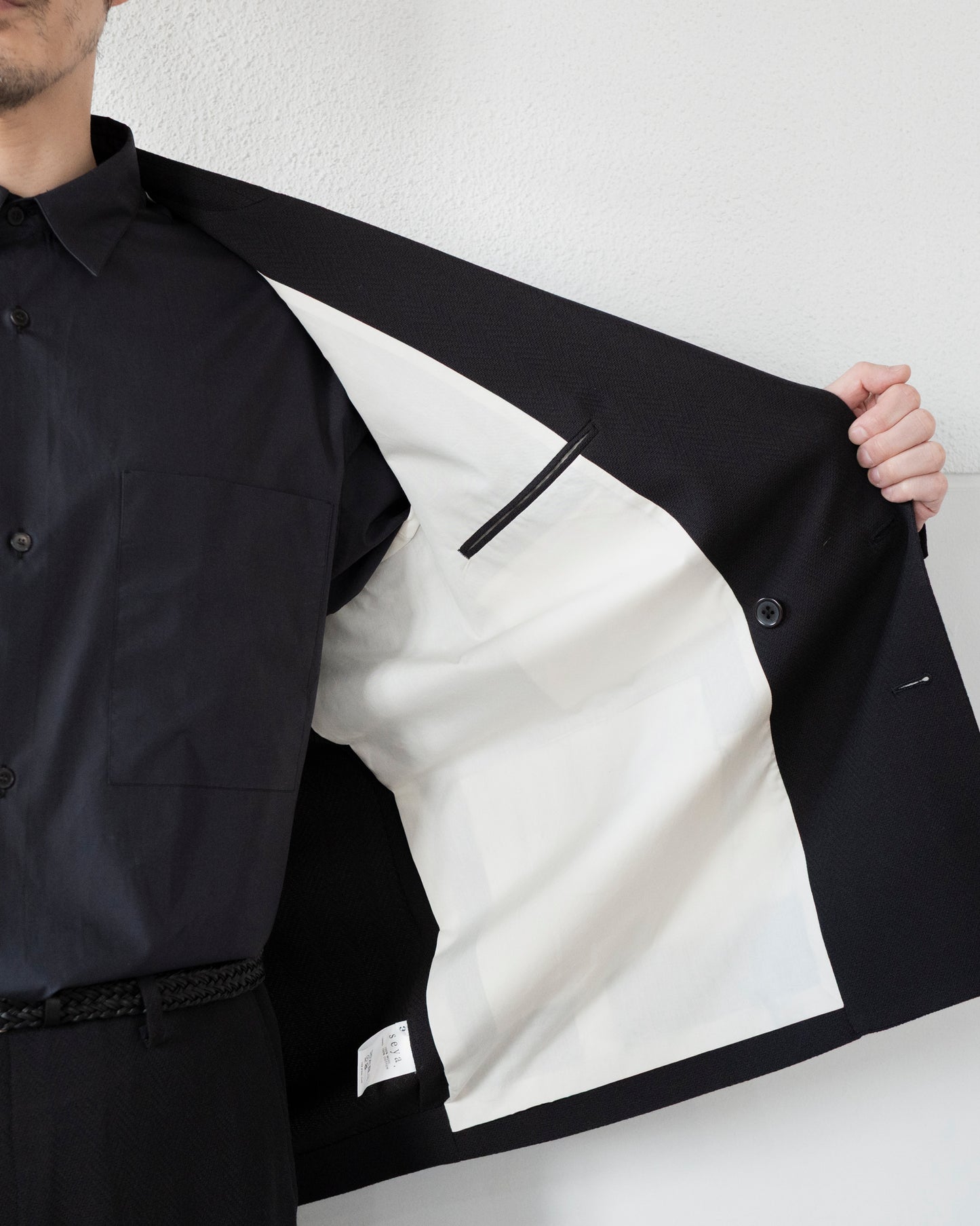 TRAVEL TAILORED JACKET / SUMMER HERRINGBONE