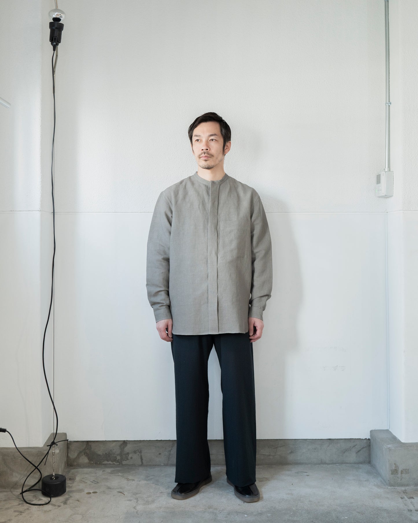 RIVERMAN OVERSHIRT / KERSEY CHAMBRAY LINEN