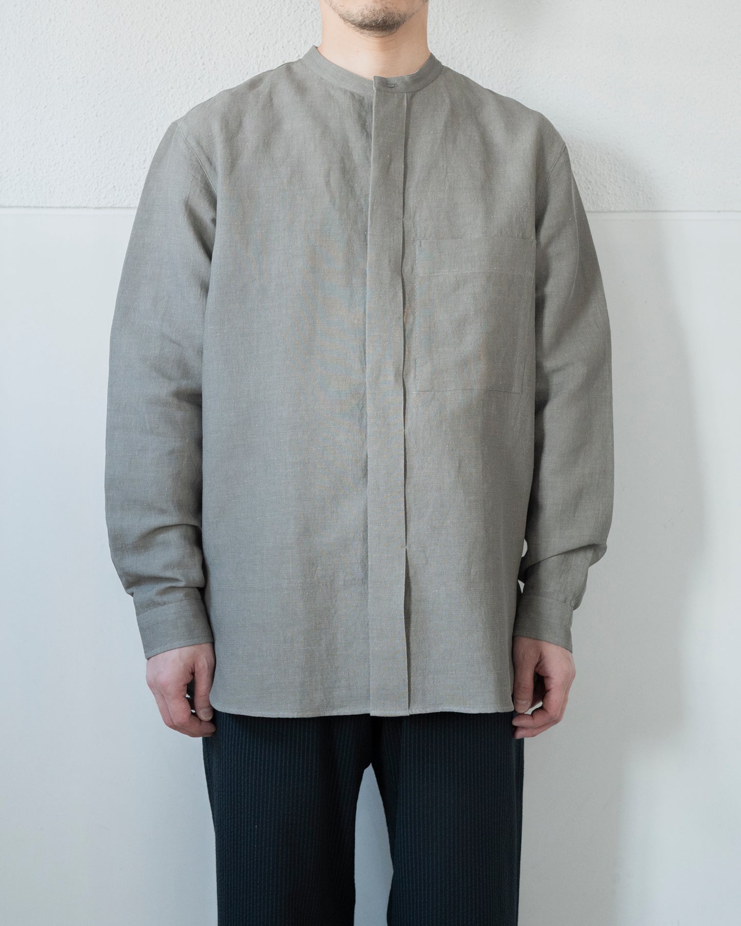 RIVERMAN OVERSHIRT / KERSEY CHAMBRAY LINEN