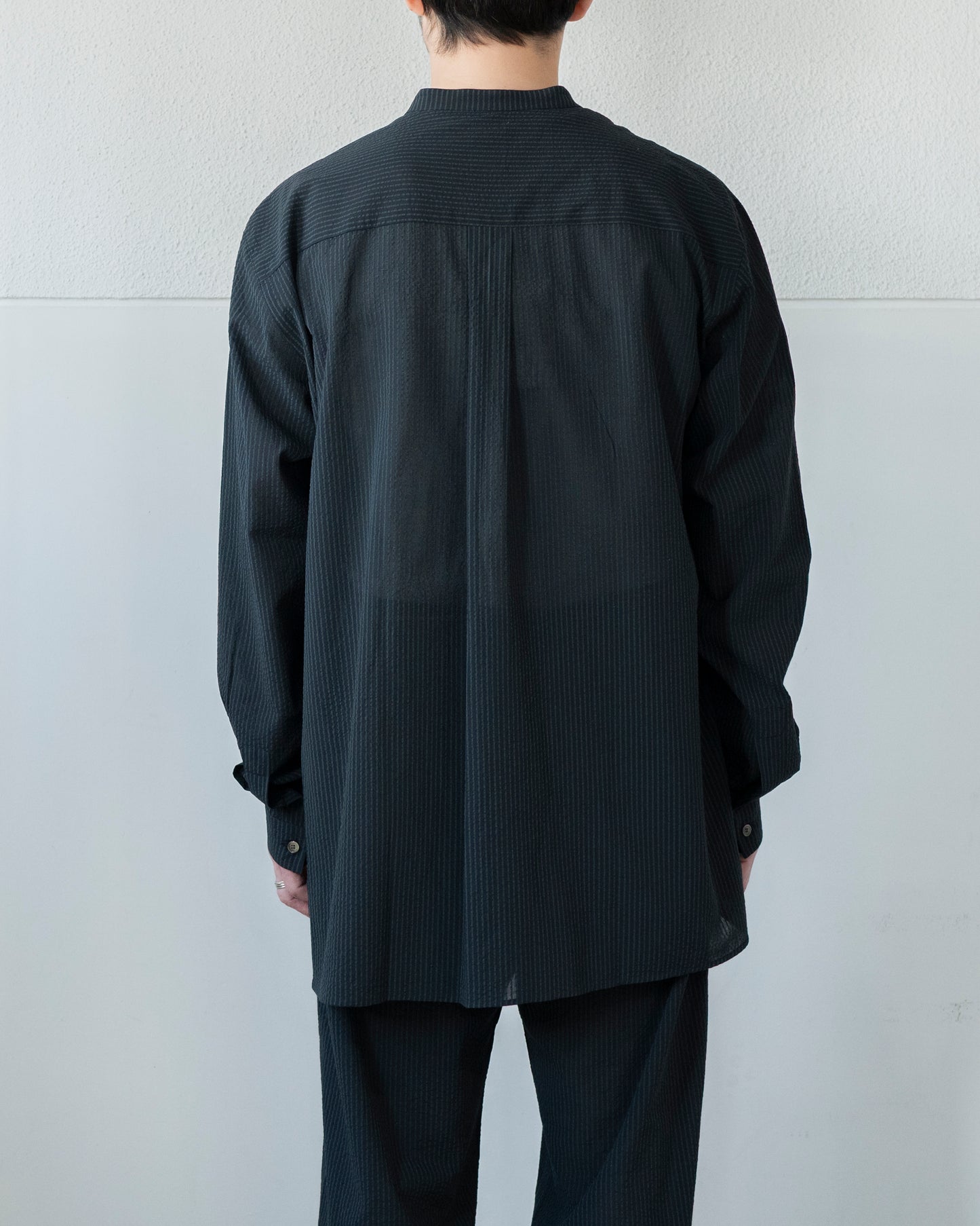 RIVERMAN OVERSHIRT / SILK SEER SUCKER