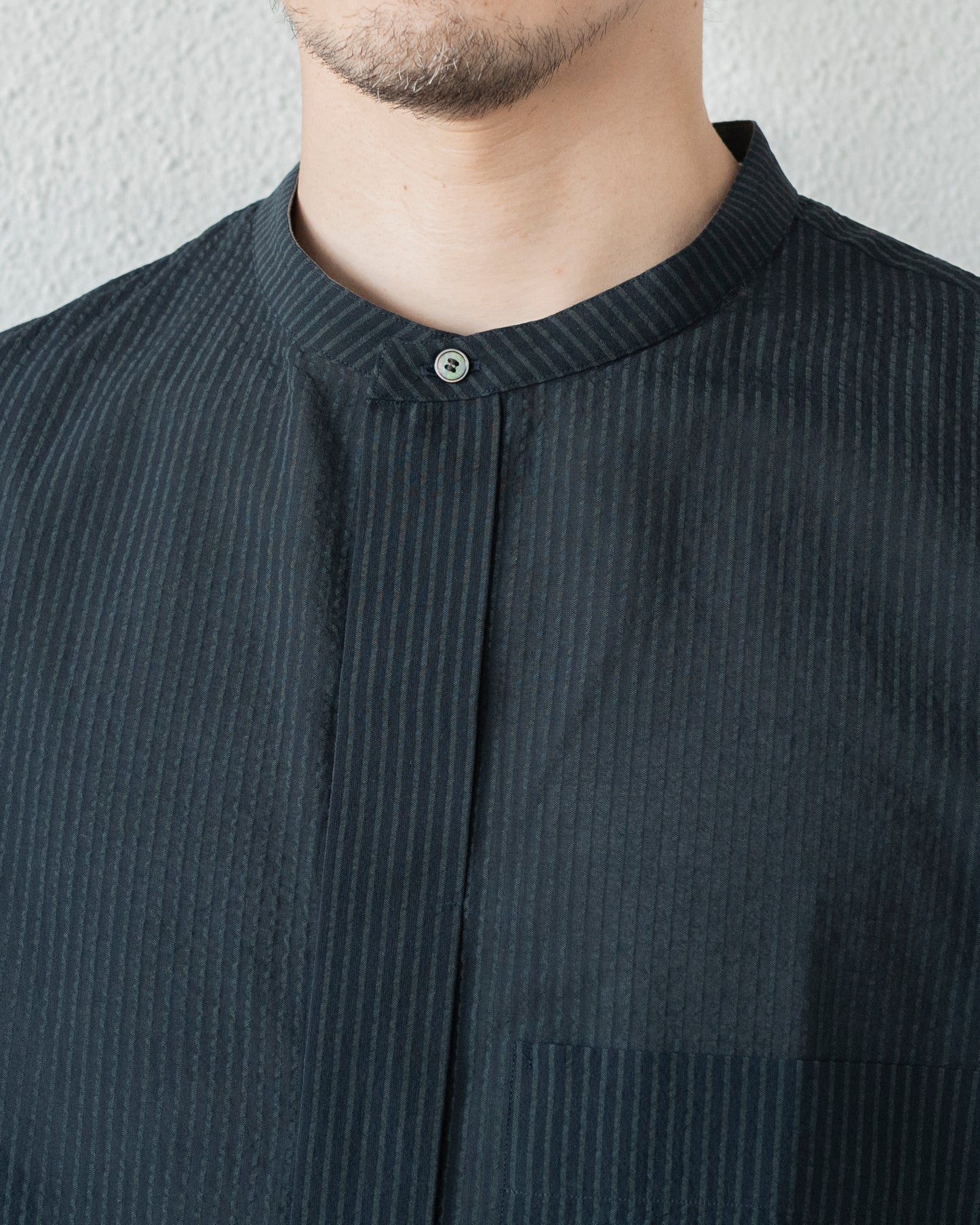 RIVERMAN OVERSHIRT / SILK SEER SUCKER
