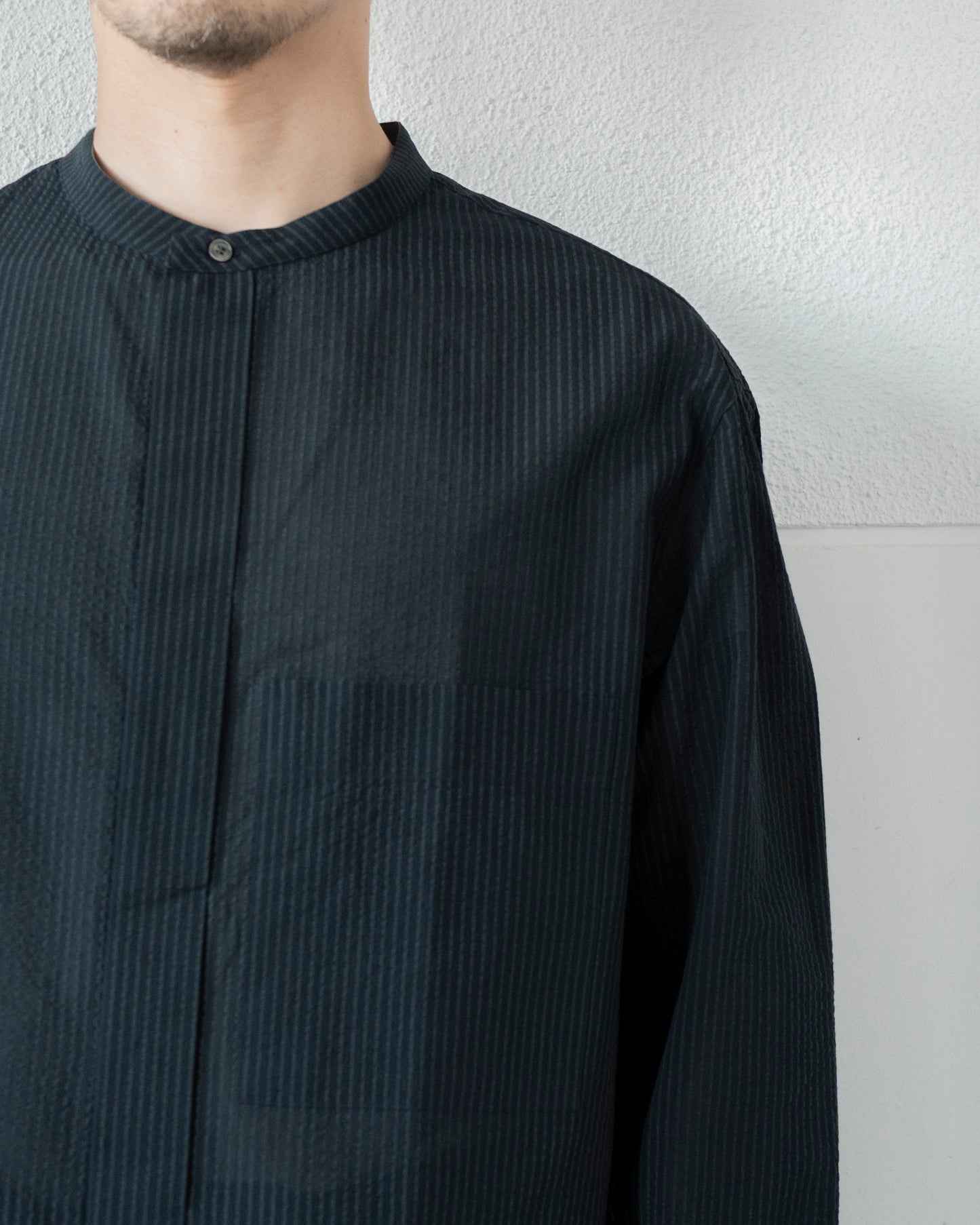 RIVERMAN OVERSHIRT / SILK SEER SUCKER